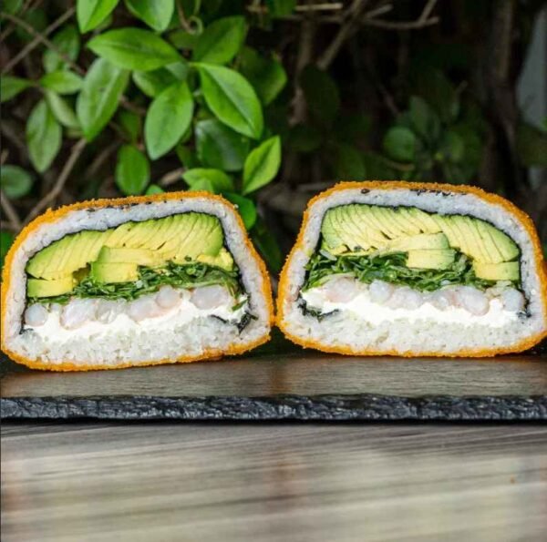 SUSHI BURGUER  PALMITO BURGUER - Imagen 1